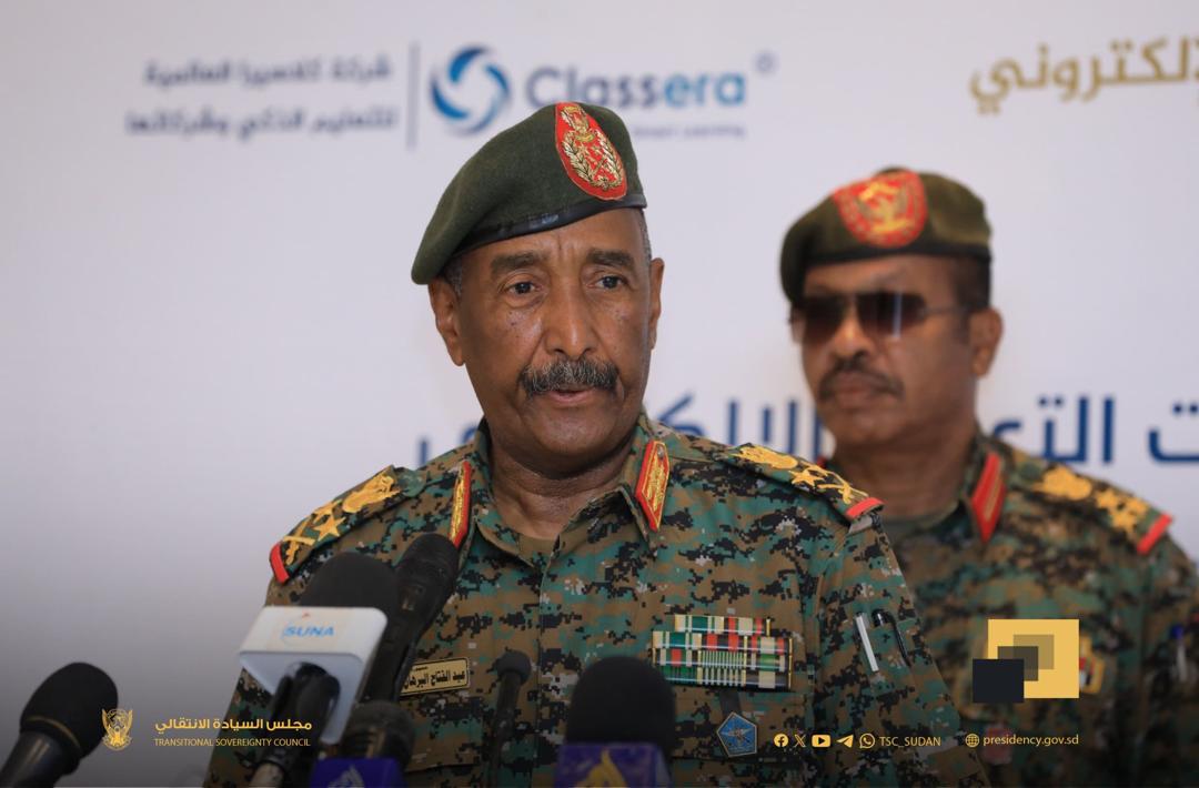 رئيس مجلس السيادة الانتقالي، القائد العام للقوات المسلحة، الفريق أول ركن عبدالفتاح البرهان
